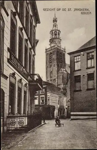 Ak Gouda Südholland Niederlande, St. Janskerk