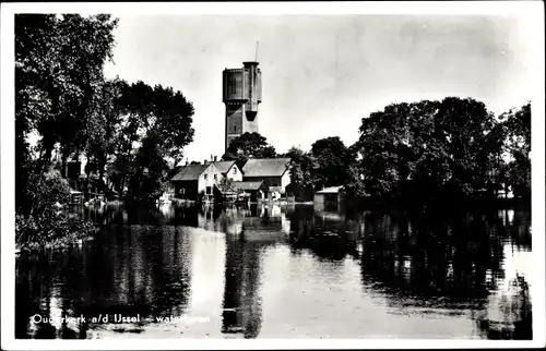 Ak Ouderkerk aan den IJssel Südholland, watertoren