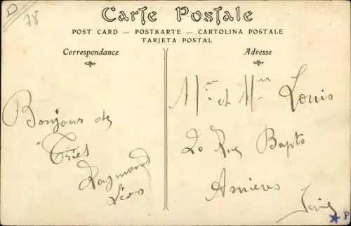 Ak Triel sur Seine Yvelines, Vue sur l'Eglise prise de Cheverchemont