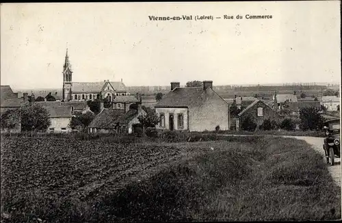 Ak Vienne en Val Loiret, Rue du Commerce