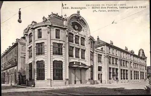 Ak Besançon Doubs, Hotel des Postes