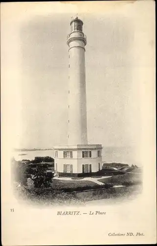 Ak Biarritz Pyrénées Atlantiques, Le Phare