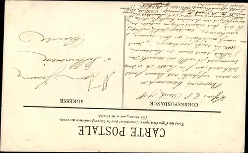 Ak Lyon Rhône, Eglise, Vue générale, fleurs