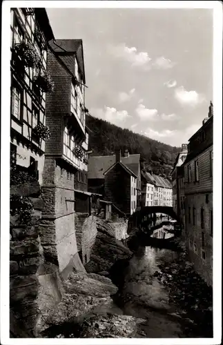 Ak Monschau Montjoie in der Eifel, Rurpartie