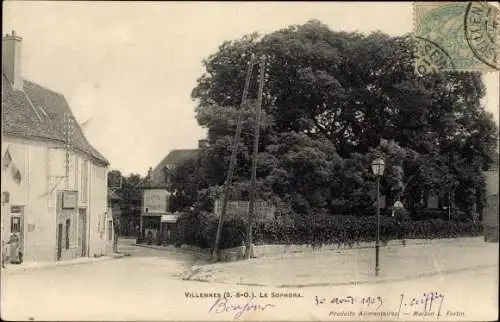Ak Villennes sur Seine Yvelines, Restaurant Le Sophora