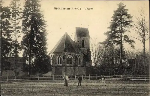 Ak Saint Hilarion Yvelines, Eglise