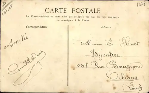 Ak Montargis Loiret, Rue Doree