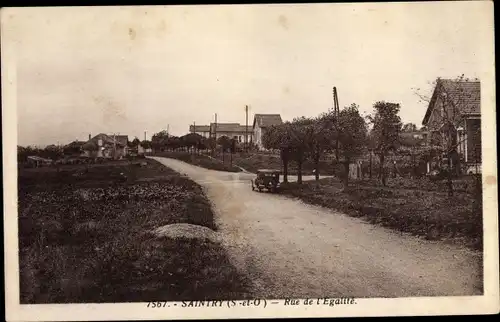 Ak Saintry-sur-Seine Essonne, Rue de l'Egalite