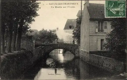 Ak Saulx-les-Chartreux Essonne, Un Moulin sur l'Yvette