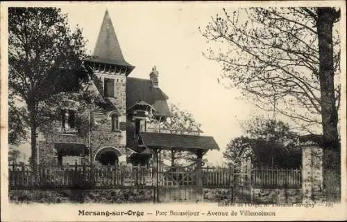 Ak Morsang sur Orge, Parc Beausejour, avenue de Villemoisson