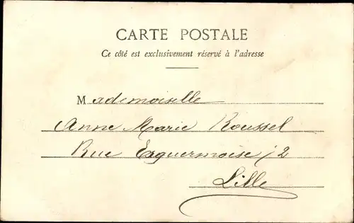 Ak Armentières Nord, Hotel des Postes et Telegraphes