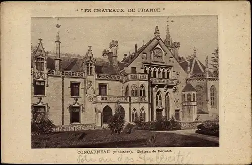 Ak Concarneau Finistère, Chateau de Keriolet
