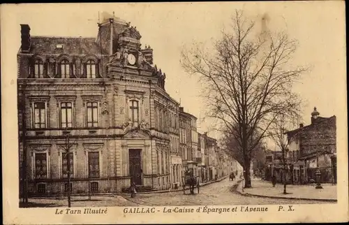 Ak Gaillac Tarn, Caisse d'Epargne, Avenue