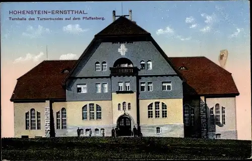 Ak Hohenstein Ernststhal Erzgebirge, Turnhalle
