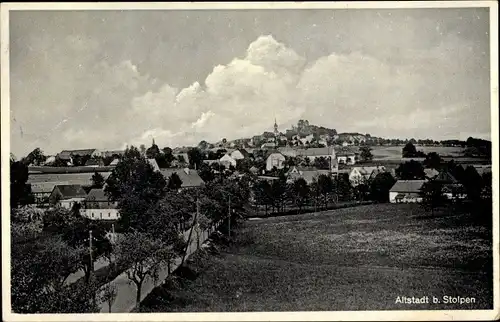 Ak Altstadt Stolpen in Sachsen, Gesamtansicht