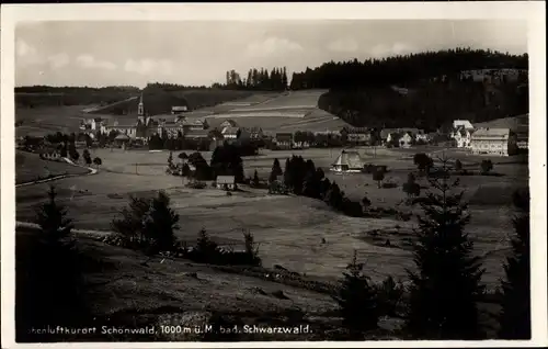 Ak Schönwald im Schwarzwald, Panorama