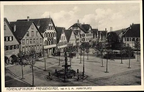 Ak Freudenstadt im Nordschwarzwald, Marktplatz