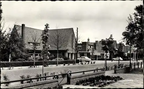 Ak Oostvoorne aan Zee Südholland, Stationsweg