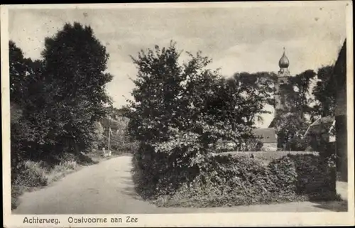 Ak Oostvoorne aan Zee Südholland, Achterweg