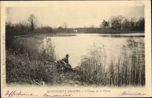 Ak Montfort l'Amaury Yvelines, L'Etang de la Plaine