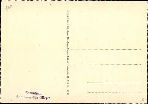 Ak Hamburg Wandsbek Poppenbüttel, Alsterwanderweg, Brücke