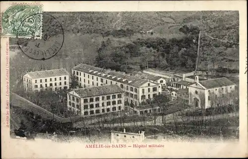 Ak Amélie les Bains Palalda, Hopital militaire