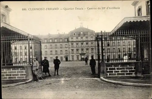 Ak Clermont Ferrand Puy de Dôme, Quartier Desaix, Caserne du 53e d'Artillerie