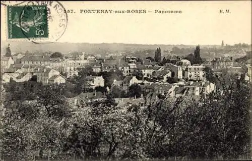 Ak Fontenay aux Roses Hauts de Seine, Panorama