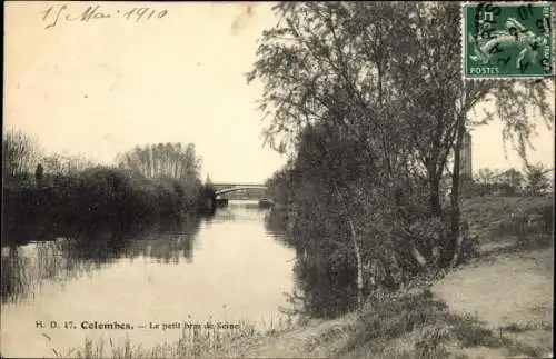 Ak Colombes Hauts de Seine, Le petit bras