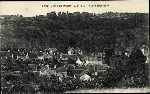 Ak Saint Cyr sur Morin Seine et Marne, Panorama