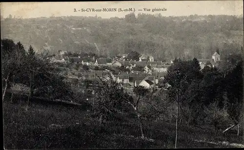 Ak Saint Cyr sur Morin Seine et Marne, Panorama
