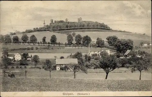 Ak Stolpen in Sachsen, Südseite