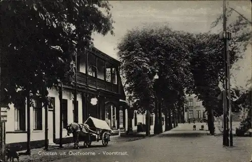 Ak Oostvoorne aan Zee Südholland, Voorstraat