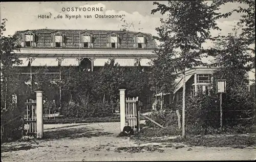 Ak Oostvoorne aan Zee Südholland, Hotel de Nymph van Oostvoorne