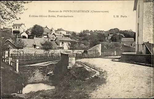 Ak Jouars-Pontchartrain Yvelines, Vue générale