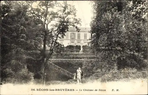 Ak Becon les Bruyeres Hauts de Seine, Le chateau