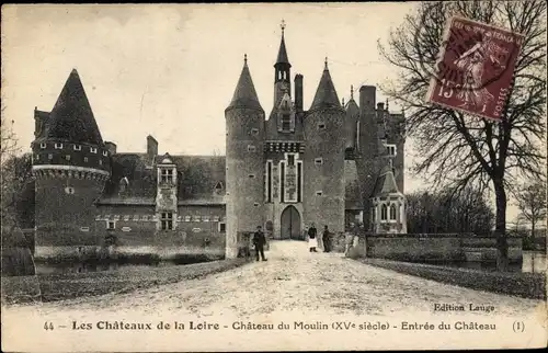 Ak Lassay sur Croisne Loir et Cher, Chateau du Moulin