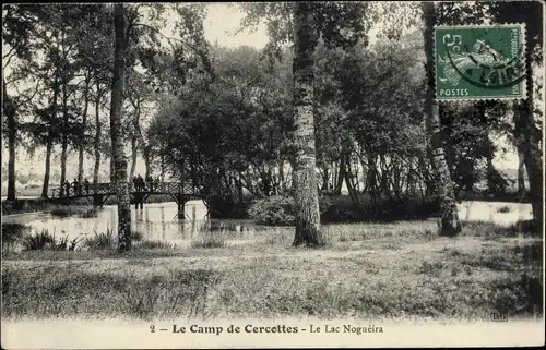 Ak Cercottes Loiret, Le Lac Nogueira