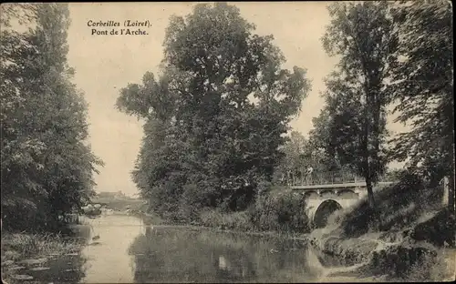 Ak Corbeilles du Gatinais Loiret, Pont de l'Arche