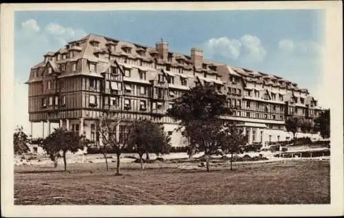 Ak Deauville Calvados, La Plage Fleurie