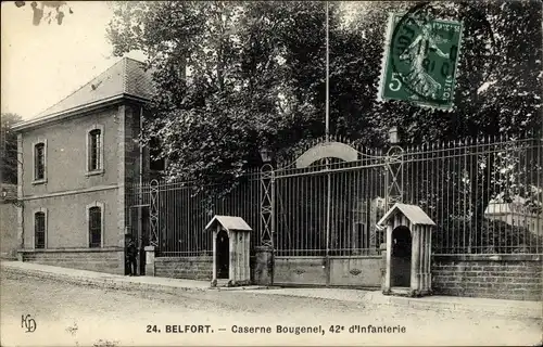 Ak Belfort Beffert Beffort Territoire de Belfort, Caserne Bougenel, 42e d'Infanterie