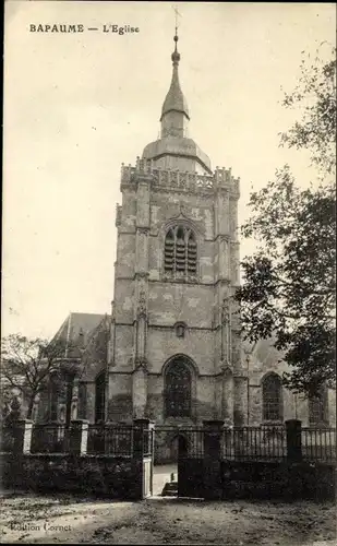 Foto Ak Bapaume Pas de Calais, Eglise