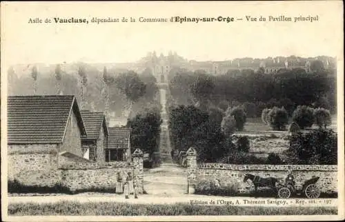 Ak Epinay sur Orge Essonne, Vue du Pavillon principal