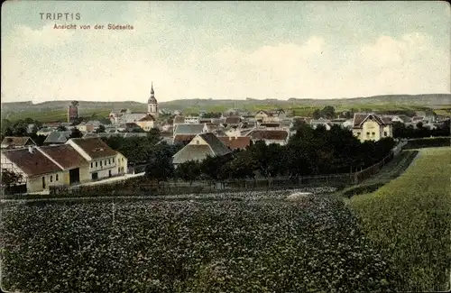 Ak Triptis in Thüringen, Südansicht