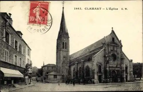 Ak Clamart Hauts de Seine, L'Eglise