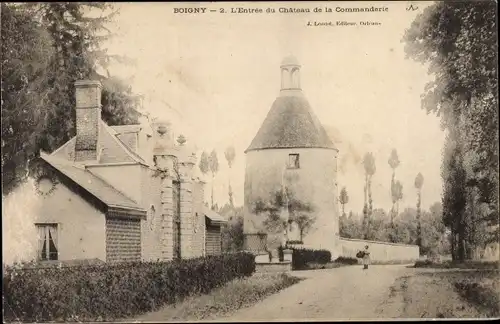 Ak Boigny Loiret, L'Entree du Chateau de la Commanderie