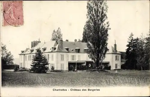 Ak Chartrettes Seine et Marne, Le Chateau des Bergeries