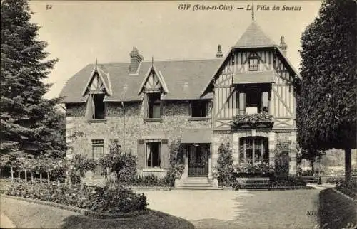 Ak Gif Essonne, La Villa des Sources