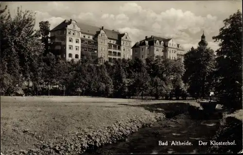Ak Polanica Zdrój Bad Altheide Schlesien, Klosterhof