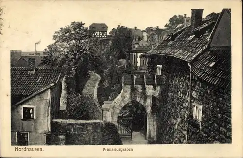 Ak Nordhausen am Harz, Primariusgraben